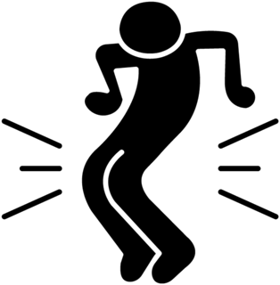 Whatever Fits The Groove logo, a dancing figure